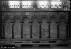 Cathedral, Chapter House 1911, Salisbury