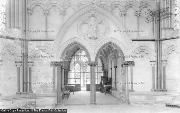 Photo of Salisbury, Cathedral, Chapter House Doorway 1913