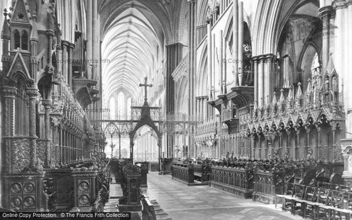Photo of Salisbury, Cathedral, Choir West 1919