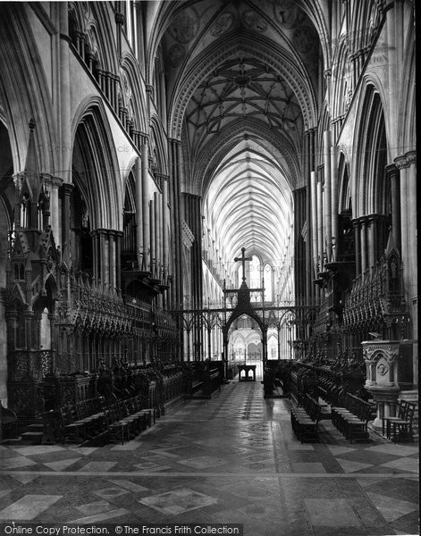 Photo of Salisbury, Cathedral, Choir West 1919