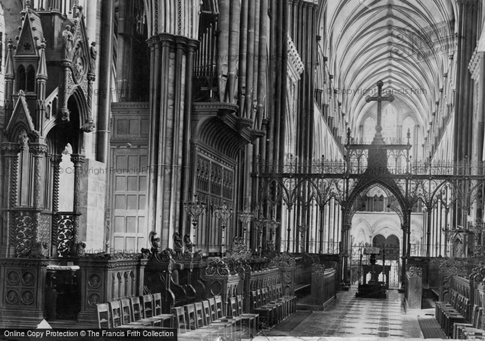 Photo of Salisbury, Cathedral, Choir West c.1900