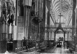 Cathedral, Choir West c.1900, Salisbury