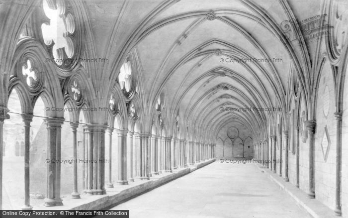 Photo of Salisbury, Cathedral, Cloisters 1913