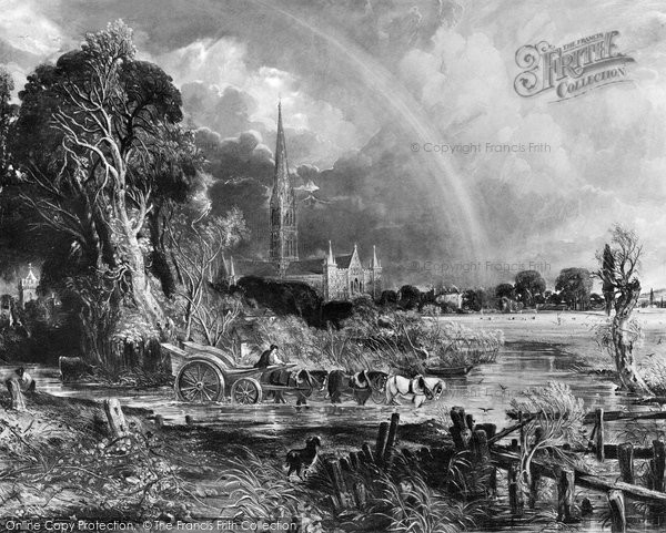 Photo of Salisbury, Cathedral, Constable's Rainbow 1913