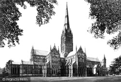 Cathedral, From The North East c.1872, Salisbury