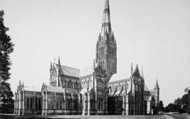 Cathedral, From The North East c.1872, Salisbury