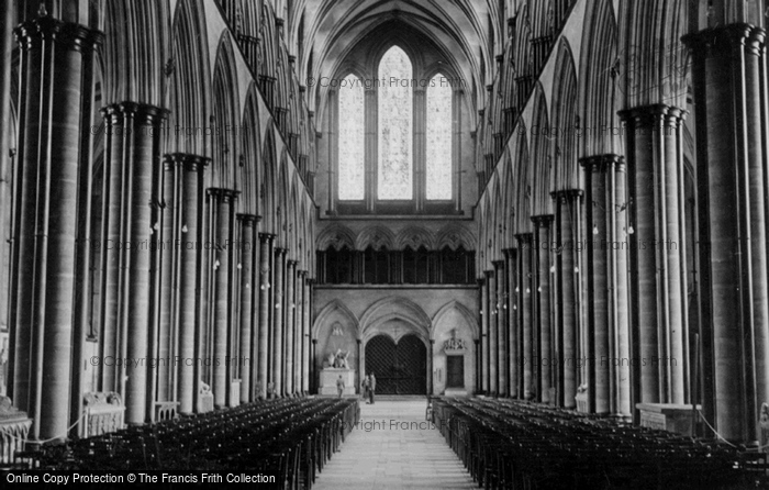 Photo of Salisbury, Cathedral Interior c.1955
