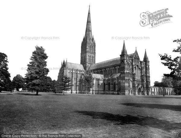 Photo of Salisbury, Cathedral, North West 1928