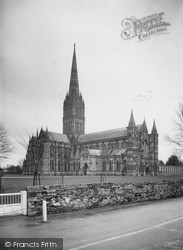 Cathedral, North West c.1955, Salisbury
