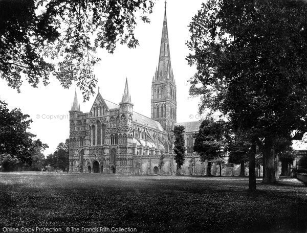 Photo of Salisbury, Cathedral, South West 1919