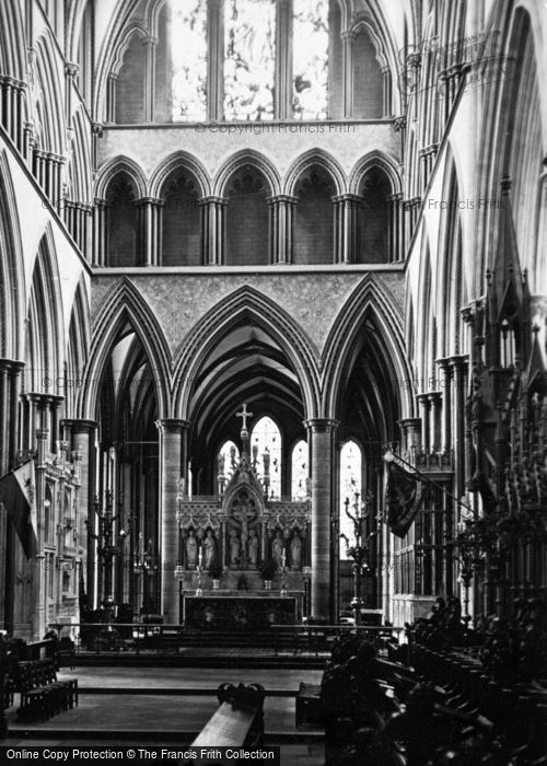 Photo of Salisbury, Cathedral, The Choir c.1910