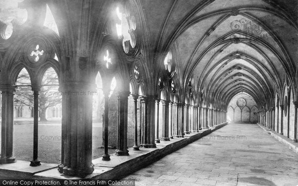 Photo of Salisbury, Cathedral, The Cloisters 1894