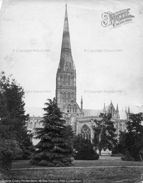 Photo of Salisbury, Cathedral, The Spire c.1862