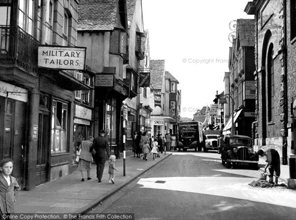 Photo of Salisbury, Fish Row c.1950
