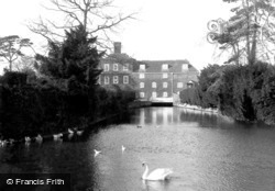 Fisherton Mill From Longbridge c.1955, Salisbury