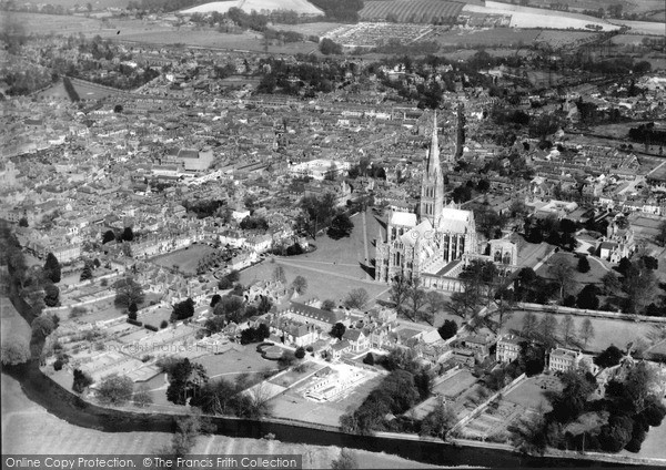 Photo of Salisbury, From The Air 1955