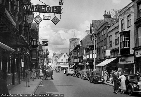 Photo of Salisbury, High Street c.1955