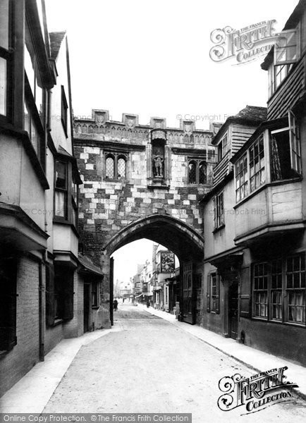 Photo of Salisbury, High Street Gate 1887