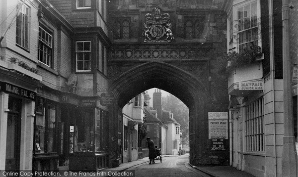 Photo of Salisbury, High Street Gate c.1955