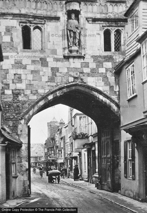 Photo of Salisbury, North Gate, The Close c.1910