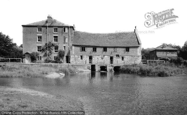 Photo of Salisbury, Old Mill And Hotel c.1955