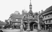 Poultry Cross And Silver Street 1906, Salisbury