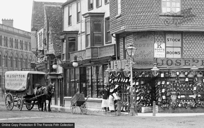 Photo of Salisbury, Shoe Shop 1906
