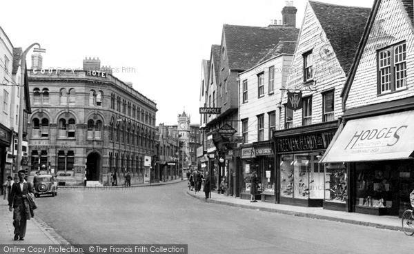 Photo of Salisbury, Silver Street And Bridge Street c.1955