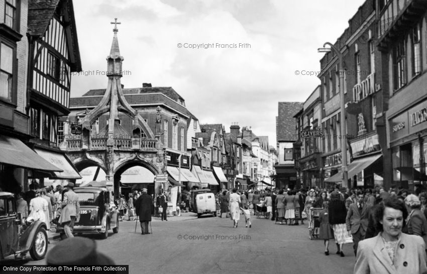 Salisbury, Silver Street c1955