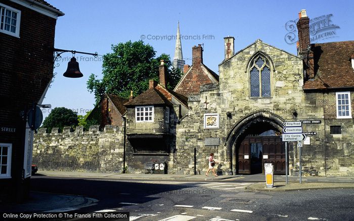 Photo of Salisbury, St Ann's Gate Into Cathedral Close c.1995