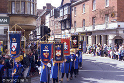 St George's Day Procession c.1990, Salisbury
