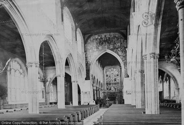 Photo of Salisbury, St Thomas' Church Interior 1887