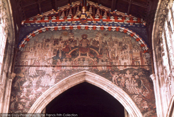 Salisbury, St Thomas's Church, Doom Painting c.1990
