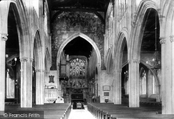 St Thomas's Church Interior 1906, Salisbury