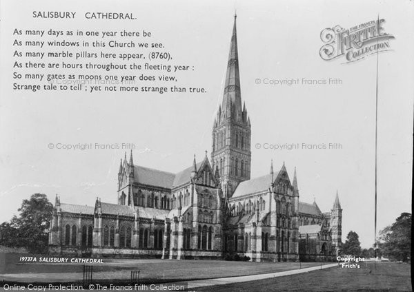 Photo of Salisbury, The Cathedral 1887