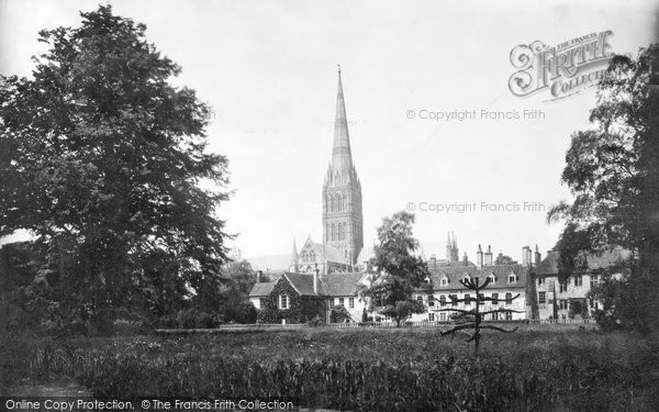 Photo of Salisbury, The Cathedral And Palace 1887