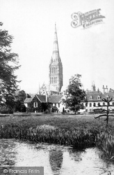 The Cathedral And Palace 1887, Salisbury