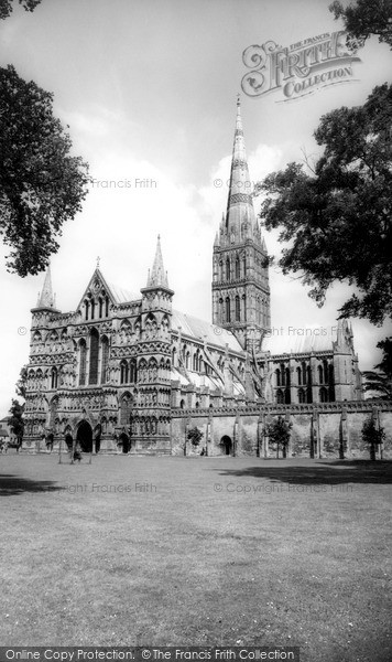 Photo of Salisbury, The Cathedral c.1955