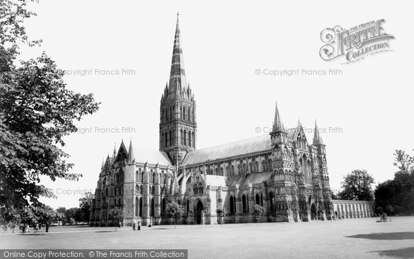 Photo of Salisbury, The Cathedral c.1955