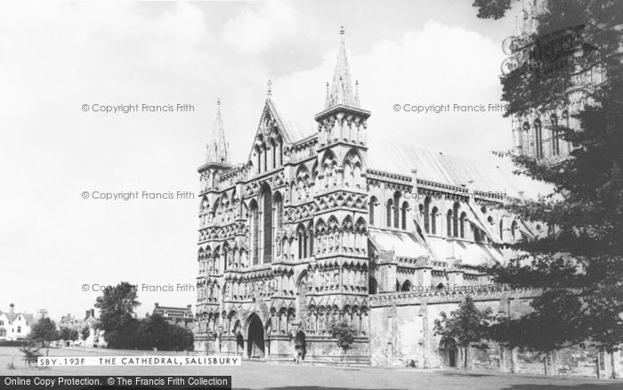 Photo of Salisbury, The Cathedral c.1955