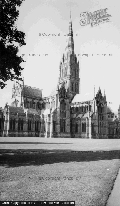 Photo of Salisbury, The Cathedral c.1955