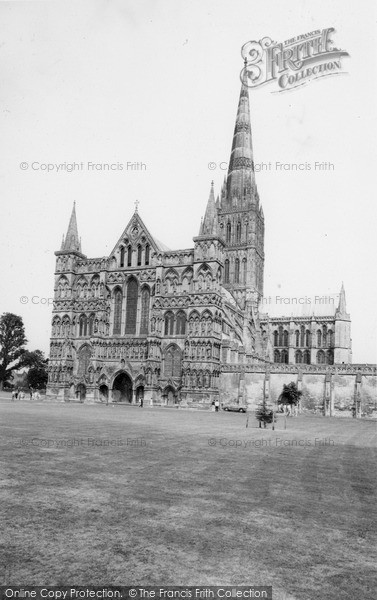 Photo of Salisbury, The Cathedral c.1955