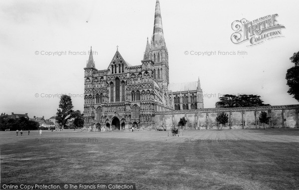 Photo of Salisbury, The Cathedral c.1955