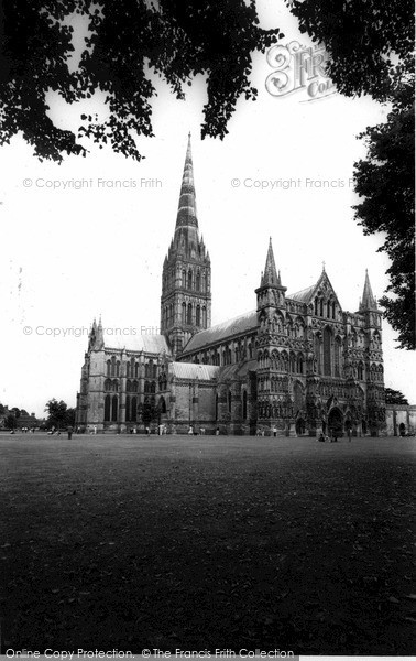 Photo of Salisbury, The Cathedral c.1955