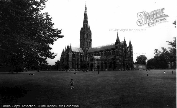 Photo of Salisbury, The Cathedral c.1955