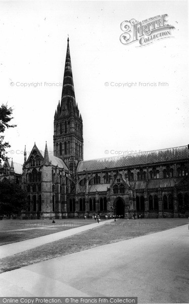 Photo of Salisbury, The Cathedral c.1955