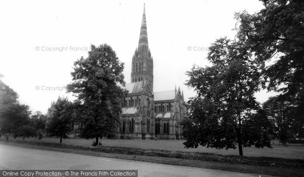 Photo of Salisbury, The Cathedral c.1955
