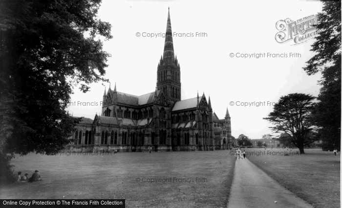 Photo of Salisbury, The Cathedral c.1955