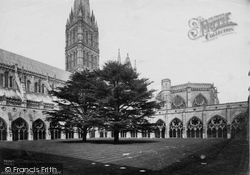 The Cathedral, Cloister Court 1887, Salisbury