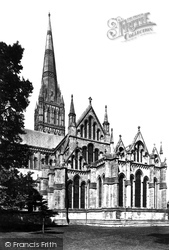 The Cathedral, East End 1887, Salisbury